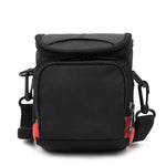 Mini borsa fotografica universale in tessuto digitale con tracolla, dimensioni: 115 x 105 x 155 mm, 11 x 10 x 15cm(Black)