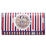 Portafoglio lungo Just Star 3 volte con stampa di motivi onirici, 3-fold Wallet
