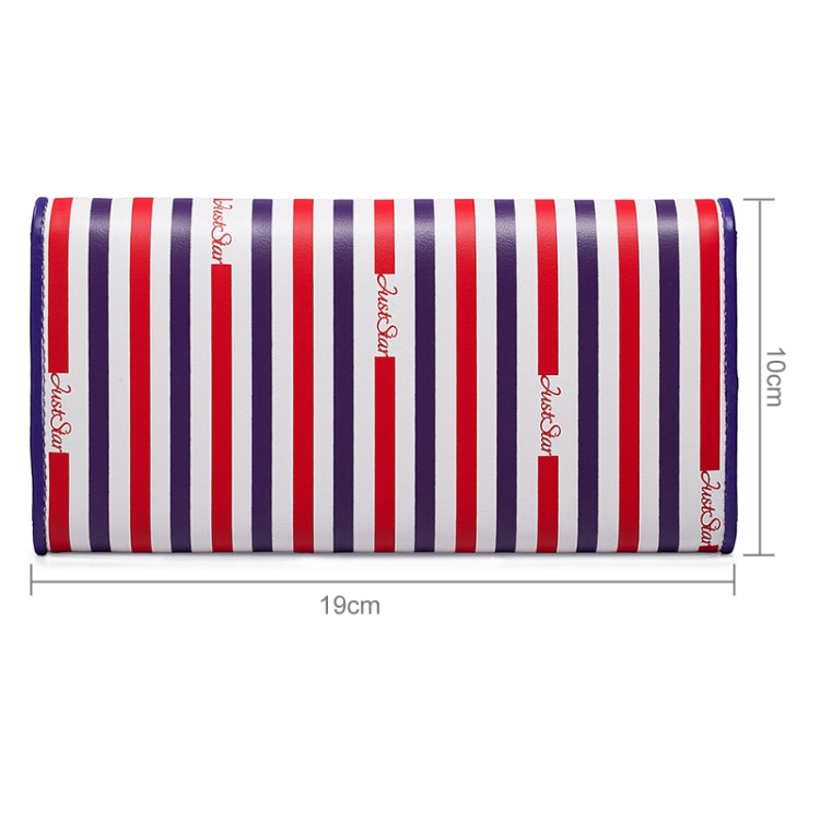 Portafoglio lungo Just Star 3 volte con stampa di motivi onirici, 3-fold Wallet