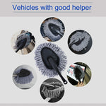 KANEED SL-915 Spolverino per cruscotto auto Lavabile in microfibra Detergente per superfici interne ed esterne Strumento professionale per dettagli trattato con cera, Dimensioni: 34 x 19 cm, Surface Cleaner, UK Stock Surface Cleaner                    ...
