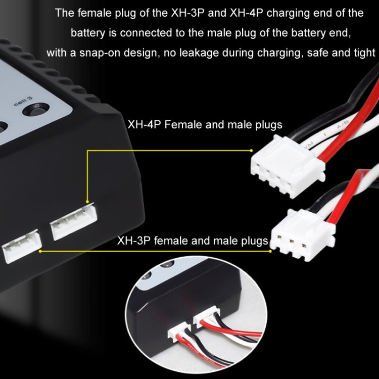 Caricabatterie compatto per bilanciamento LiPo ImaxRC B3, EU Plug