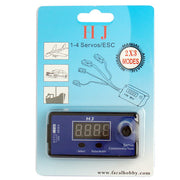 Tester servo digitale HJ/tester di coerenza ESC per elicottero R/C, HJ Digital Servo Tester