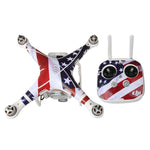 Kit adesivo in PVC fibra di carbonio 4D per DJI Phantom 3