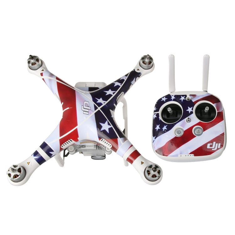 Kit adesivo in PVC fibra di carbonio 4D per DJI Phantom 3