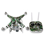 Kit adesivo in PVC fibra di carbonio 4D per DJI Phantom 3