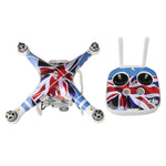 Kit adesivo in PVC fibra di carbonio 4D per DJI Phantom 3