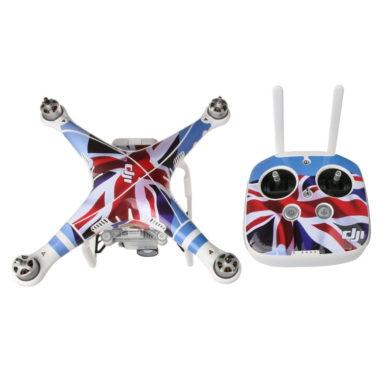 Kit adesivo in PVC fibra di carbonio 4D per DJI Phantom 3