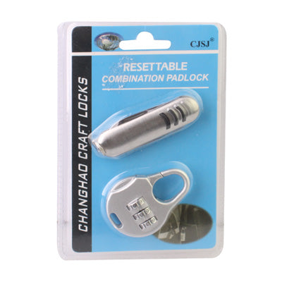 Mini lucchetto a combinazione portatile a 3 cifre/coltello per utensili, Combination Lock