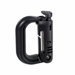 Moschettone portatile in plastica, 4 pezzi in una confezione, il prezzo è per 4 pezzi (grigio chiaro), 4PCS Plastic Carabiner