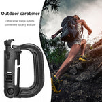 Moschettone portatile in plastica, 4 pezzi in una confezione, il prezzo è per 4 pezzi (grigio chiaro), 4PCS Plastic Carabiner