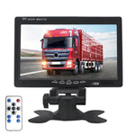 Monitor per auto/telecamere di sorveglianza da 7,0 pollici con supporto ad angolo regolabile e telecomando, doppio ingresso video, 7.0 inch, Dual Video Input