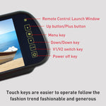 Monitor per auto a colori TFT-LCD con retrovisione da 7 pollici, supporta la funzione di schermo automatico inverso, 7 inch Rear View