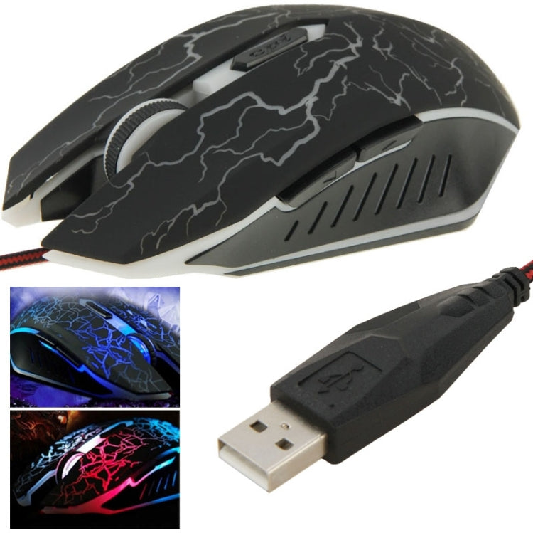 Mouse da gioco magico ottico cablato USB 6D per computer PC portatile, USB 6D