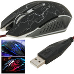 Mouse da gioco magico ottico cablato USB 6D per computer PC portatile, USB 6D