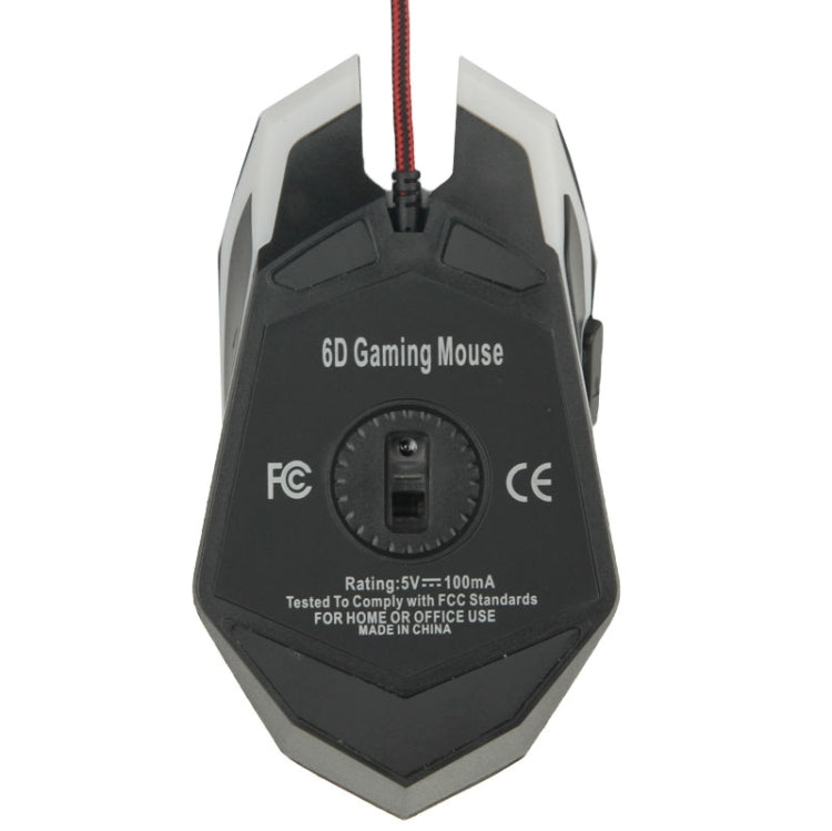 Mouse da gioco magico ottico cablato USB 6D per computer PC portatile, USB 6D