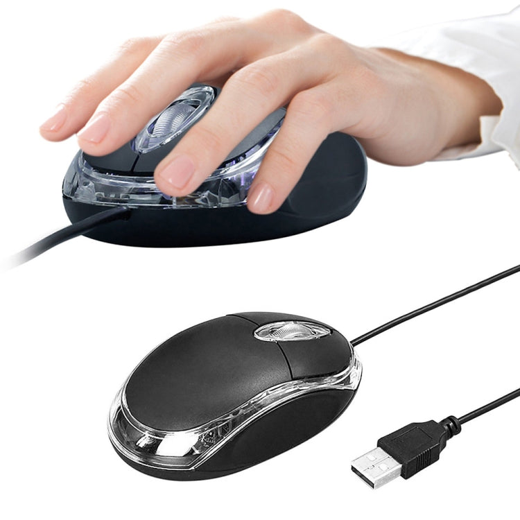 Mouse ottico con rotella di scorrimento USB a luce colorata da 1000 dpi