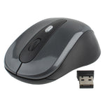 Mouse ottico wireless da 2,4 GHz con ricevitore USB, Plug and Play, distanza di lavoro fino a 10 metri