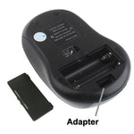 Mouse ottico wireless da 2,4 GHz con ricevitore USB, Plug and Play, distanza di lavoro fino a 10 metri