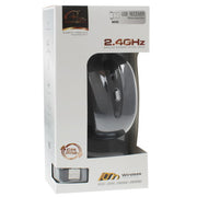 Mouse ottico wireless da 2,4 GHz con ricevitore USB, Plug and Play, distanza di lavoro fino a 10 metri