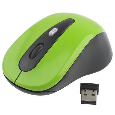 Mouse ottico wireless da 2,4 GHz con ricevitore USB, Plug and Play, distanza di lavoro fino a 10 metri