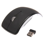 Mouse/topi ottici wireless pieghevoli con ricetrasmettitore snap-in wireless da 2,4 GHz 800-1200-1600 dpi, 2.4GHZ (Black), 2.4GHZ (Blue), 2.4GHZ (Red)