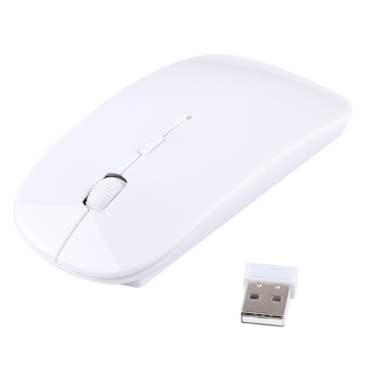 Mouse ottico laser ultrasottile wireless da 2,4 GHz con mini ricevitore USB, Plug and Play