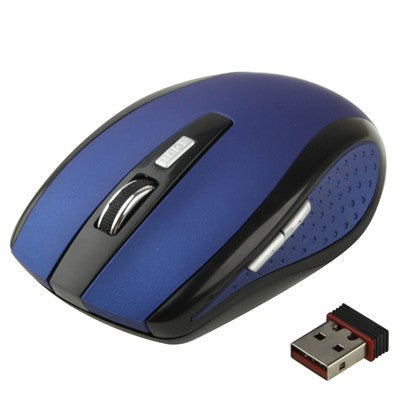 Mouse ottico wireless 6D da 2,4 GHz 800~1600 DPI con mini ricevitore USB, Plug and Play, distanza di lavoro fino a 10 metri