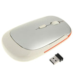 Mouse ultrasottile wireless da 2,4 GHz, Black, Silver