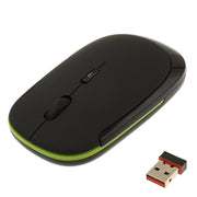 Mouse ultrasottile wireless da 2,4 GHz, Black, Silver
