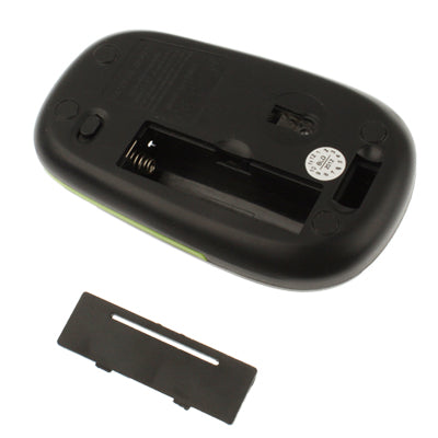 Mouse ultrasottile wireless da 2,4 GHz, Black, Silver