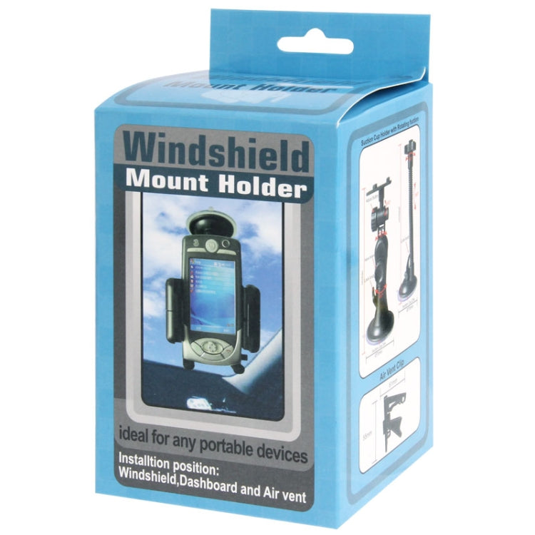 Per iPhone, Galaxy, Sony, Lenovo, HTC, Huawei e altri smartphone di larghezza: 5,1 cm - 10,5 cm, Suction Cup Car Holder
