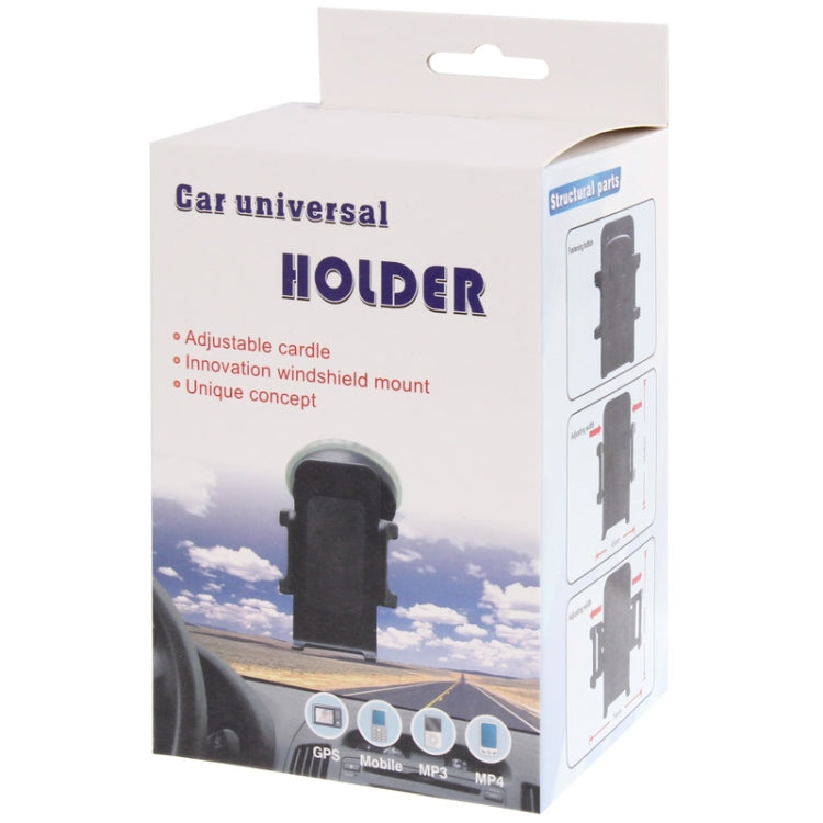 Supporto universale da auto/supporto da tavolo con ventosa con rotazione di 360 gradi per iPhone, Galaxy, Sony, Lenovo, HTC, Huawei e altri smartphone di larghezza: 4,5 cm - 7,4 cm, Car Holder