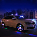 Luci impermeabili per ruote flash colorate a LED per auto solari, 1PC Wheel Light