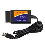 Strumento diagnostico per auto USB ELM327 OBDII per notebook/PC, Car Diagnostics Tool