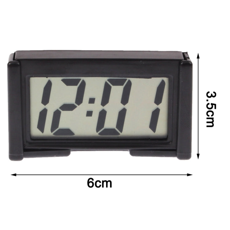 Orologio elettronico digitale LCD per auto Accessorio interno per auto Data Calendario Visualizzazione dell'ora, Car Time Display