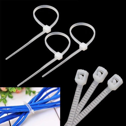 Fascette fermacavi in nylon autobloccanti da 10 cm (1000 pezzi in una confezione, il prezzo è per 1000 pezzi), 3mm x 100mm White