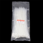 Fascette fermacavi in nylon autobloccanti da 25 cm (500 pezzi in una confezione, il prezzo è per 500 pezzi), 4mm x 250mm White
