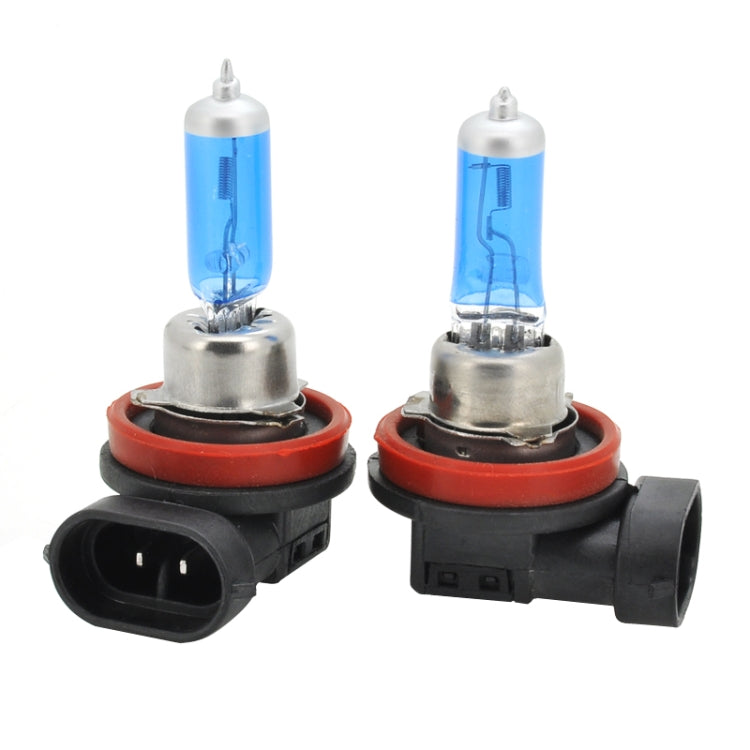 Faro per auto alogeno H11, luce bianca da 2400 lumen, 12V/100W 6000K, H11