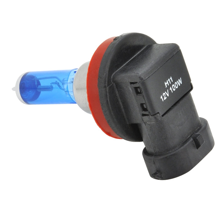 Faro per auto alogeno H11, luce bianca da 2400 lumen, 12V/100W 6000K, H11