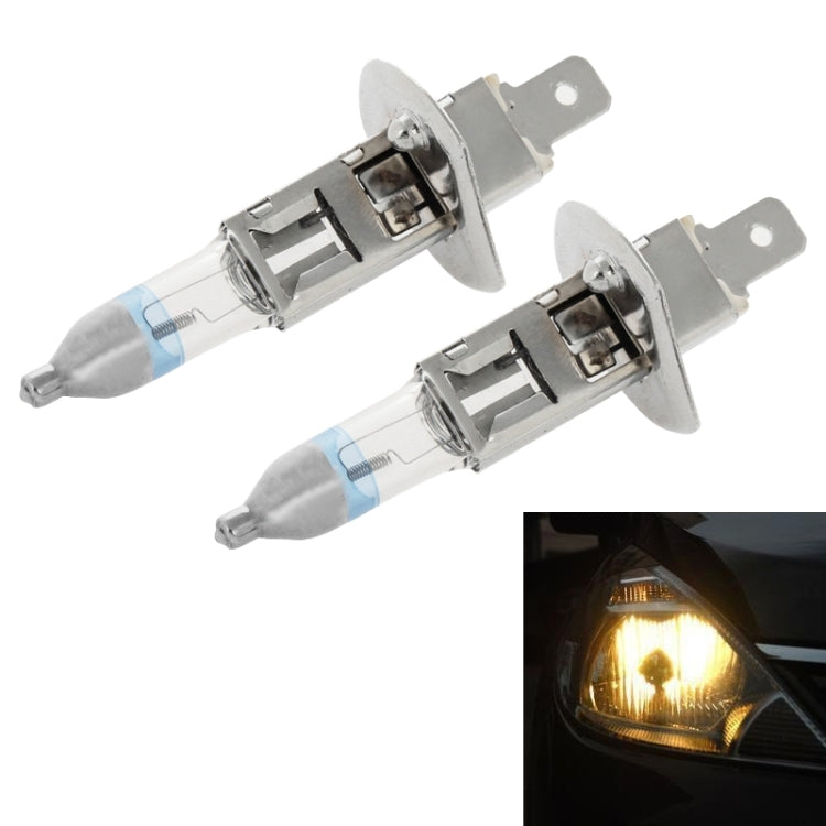 2 lampadine per fari allo xeno H1 12V/55W/4300K/1600lm, bianco caldo, H1