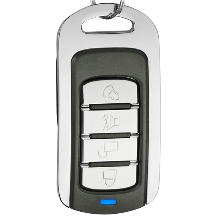 Telecomando 4 tasti metallo 433 MHz per porta garage auto
