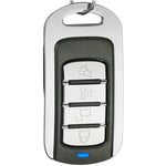 Telecomando 4 tasti metallo 433 MHz per porta garage auto