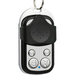 Telecomando wireless 4 tasti 433 MHz metallo nero argento