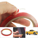 Nastro biadesivo trasparente universale per auto da 10 pezzi, larghezza: 6 mm, 3m×0.6cm