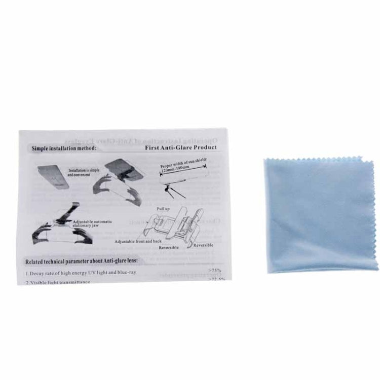 Visiere parasole per specchio di guida per visione notturna diurna antiriflesso per auto HD 2 in 1, Sun Visors
