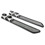 Adesivo decorativo per tubi di scarico per tubi di scarico per auto da 2 pezzi
