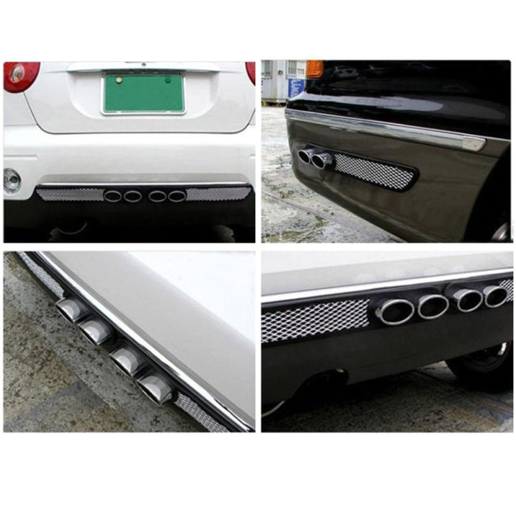 Adesivo decorativo per tubi di scarico per tubi di scarico per auto da 2 pezzi