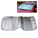 Foglio di protezione solare per parabrezza posteriore pieghevole per auto, 125 x 60cm
