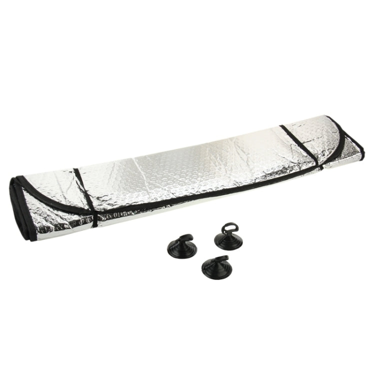 Foglio di protezione solare per parabrezza posteriore pieghevole per auto, 140 x 70cm