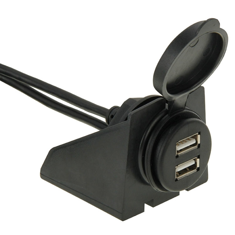 2 cavi di prolunga USB 2.0 maschio-femmina con montaggio a incasso per auto, lunghezza: 2 m, 2 USB 2.0 Male to Female